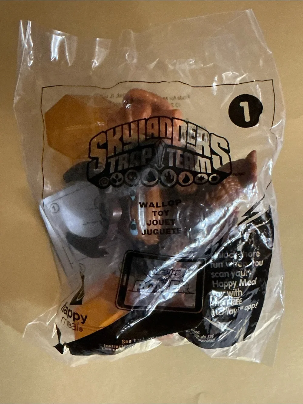 SkyLanders Trap Tram McDonalds Happy Meal Toy Wallop